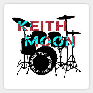 Keith Moon Drums Music D7 Magnet